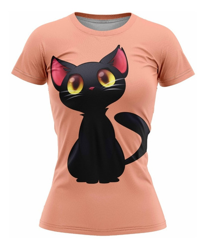 Remera Dama Gato 08