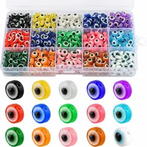 Comprar Cuentas Bisuteria Acrilico Ojo Turco Multicolor 6mm 450 Pzs