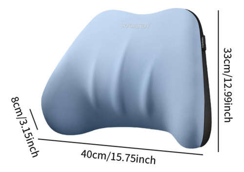 Almohada De Apoyo Lumbar Almohada De Apoyo Para La Azul