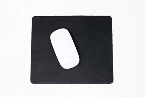 Pad Mouse - Full Grain Premium Real Leather Mouse Pad (black