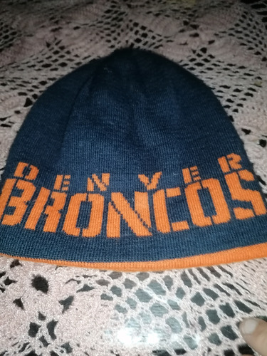 Gorro Broncos De Denver Nfl Doblevista Unitalla