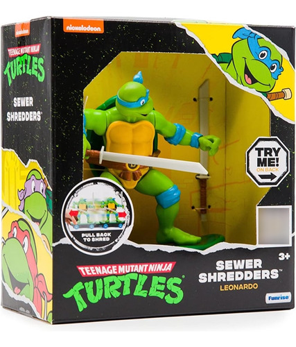 Muñeco Tortugas Ninja En Skate Figura Leonardo Orig. 71047