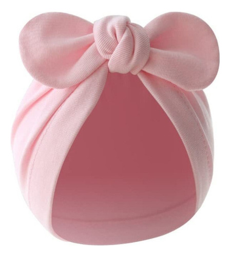4 Gorros Turbante For Bebé Recién Nacido Con Nudo De Lazo