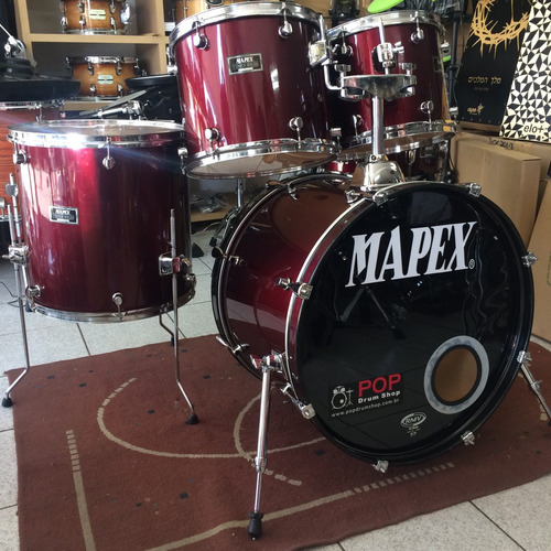 Bateria Mapex Vênus 12/13/16/22/14 Seminova - Pop Drum Shop