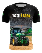Comprar Camiseta Agro Brk Preta Brasil É Agro Com Uv50 +