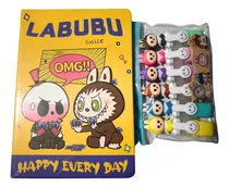 Comprar Set Libreta Labubu + Destacadores Librería Kawaii Cute