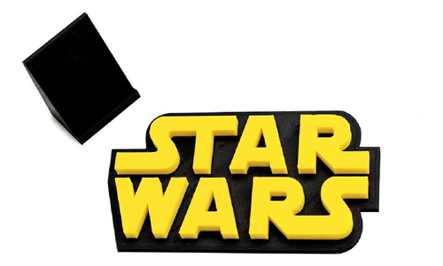 Imagen 2 de 5 de Cartel, Placa, Star Wars Impreso En 3d Excelente Calidad