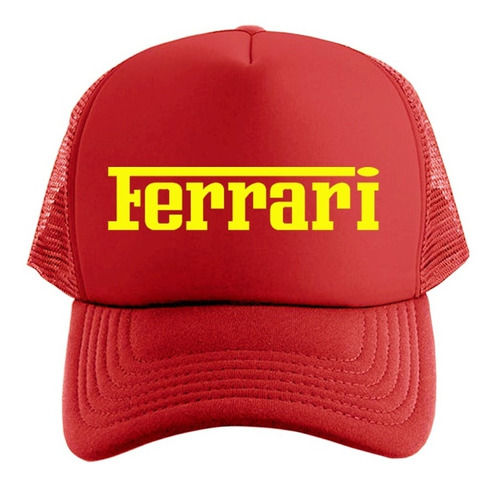 Gorra Estilo Trucker Ferrari Formula 1 