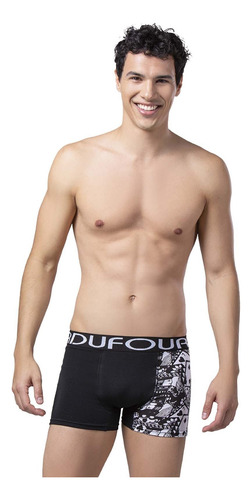 Boxer Dufour Pack X3 Estampado Hombre Algodon Art 11874