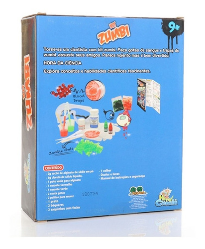 Imagem 2 de 4 de Jogo Kit Zumbi Hora Da Ciência Dican