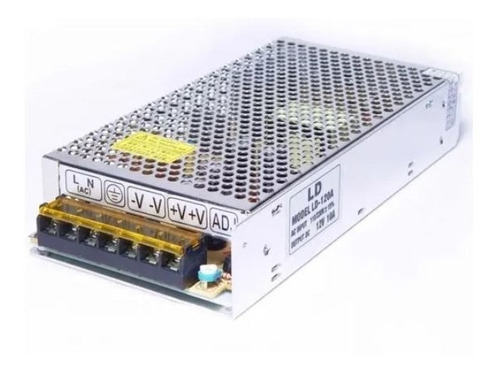 Imagem 2 de 4 de Fonte Colméia 12v 10a 120w Bivolt Estabilizada Led Câmera Pq