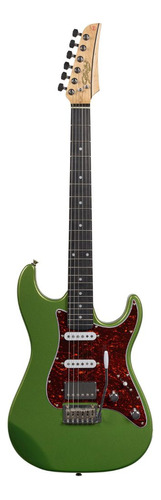 Guitarra Seizi Katana Musashi Hss Hss Bonsai Green