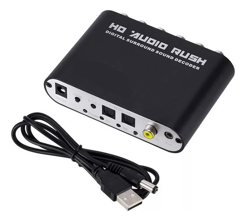 Decodificador De Audio Óptico Digital Dts De 5.1 Canales