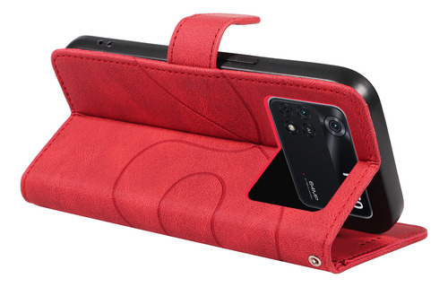 B Funda De Teléfono Flip Card Wallet For Samsung