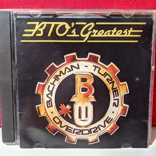 Bachman Turner Overdrive Bto's Greatest Cd Usa 1986 Impecabl