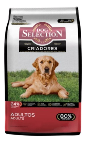 Alimento Dog Selection Criadores Adulto Raza Med/gde 21+3 Kg