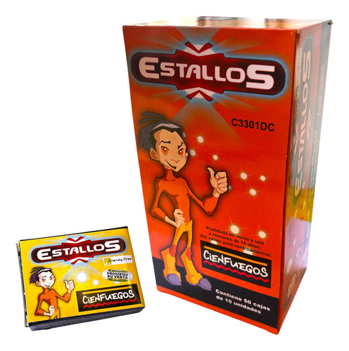 Estallos Mega Pack 450x10 Simil Chaskiboom Reventa Kioskos