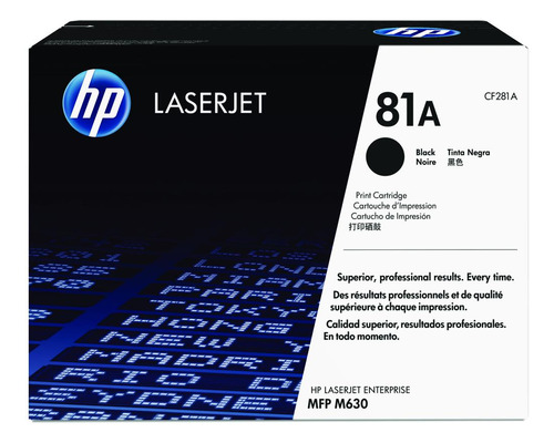 Cartucho De Toner Hp 81a Negro Laserjet Cf281a