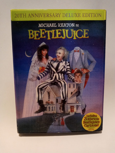 Michael Keaton Is Beetlejuice Dvd Con Cover Con Holograma (Usado)