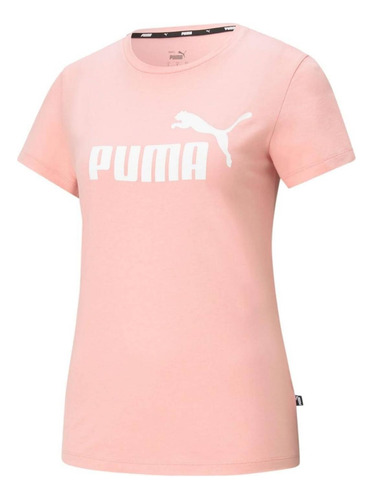 Polo Original Puma Ess Logo Tee Para Mujer