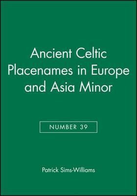 Ancient Celtic Placenames In Europe And Asia Minor, Numbe...