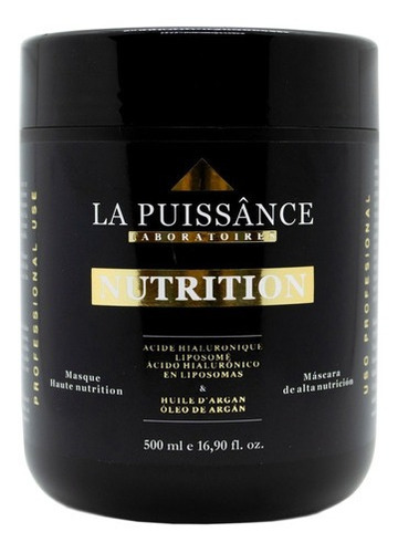 La Puissance Nutrition Máscara Argan Pelo Seco X 500ml Local