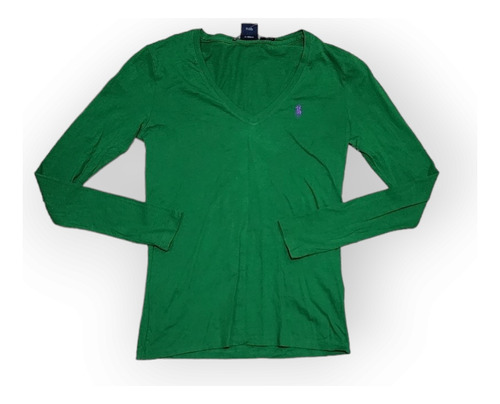 Playera Ralph Lauren Sport Extra Chica Verde De Mujer