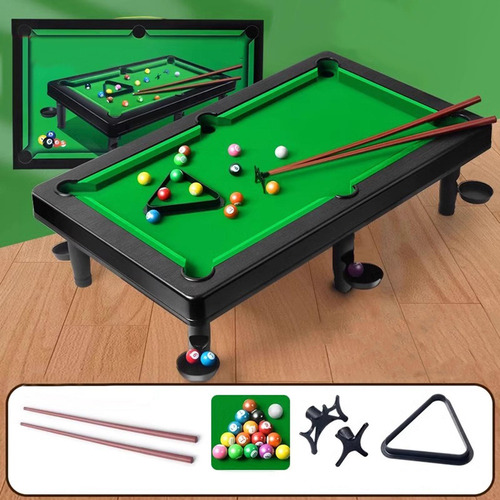 Juego De Billar Mini Juego De Billar De Mesa 55x33x15,5cm