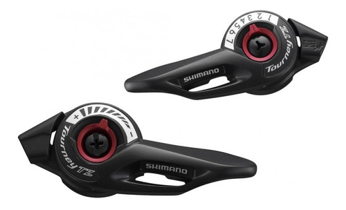 Par De Shifters Dcho/izq Shimano Tourney Sl Tz500 3x7 Vel