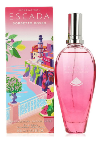 Escada Sorbetto Rosso Escaping With 100ml. , Sellado!! Volumen De La Unidad 100 Ml
