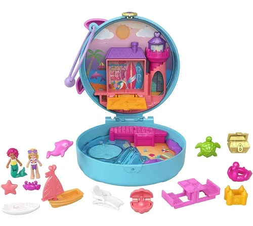 Polly pocket aventura en la playa hot sale
