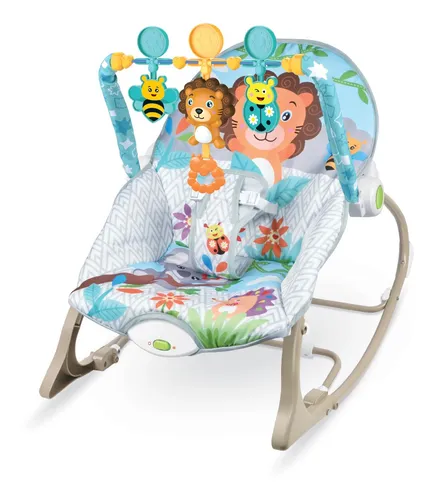 Cadeira De Descanso Vibratória Funtime Maxibaby 18kgs - Leão