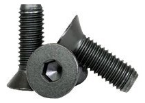 Tornillo Tapa Plana #10-32x1 2  Ft Negro Termal Alloy Inch