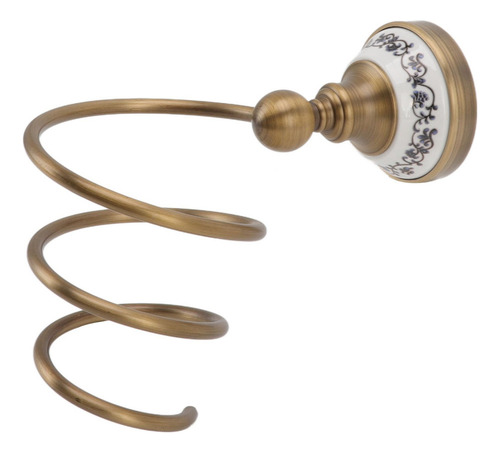 Suporte De Secador De Cabelo, Latão, Antigo, Retrô, Pendurad
