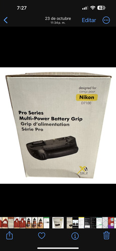 Grip De Batería Para Cámara Nikon D7100 ( Impecable) (Usado)