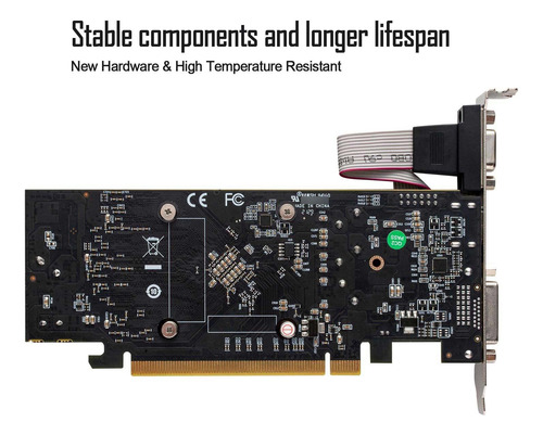 Tarjeta Gráfica Radeon Rx 550 4 Gb Gddr5, Hdmi, Vga