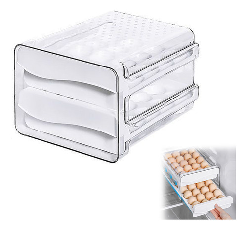 Dispensador De Huevos De Cocina Con Capacidad Para 40 Huevos