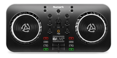 Controlador DJ Numark iDJ Live II negro/blanco