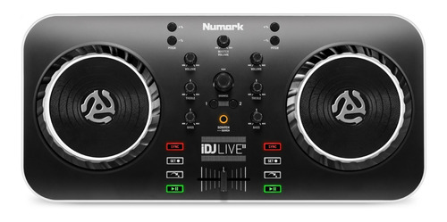 Controlador de DJ Numark iDJ Live II preto/branco