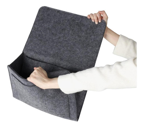 Imagen 9 de 10 de Organizador Cama Bolsa Revistero Sofa Porta Control Celular