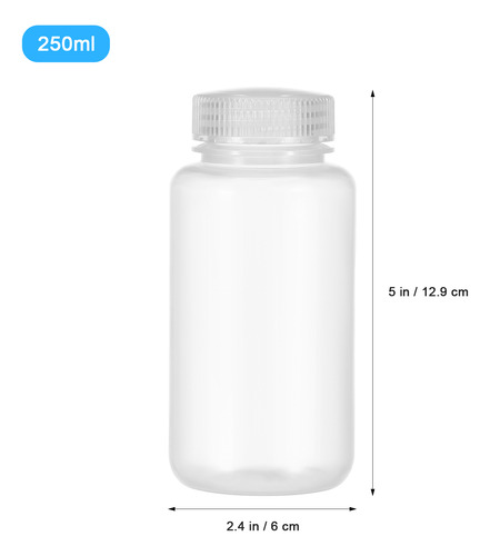 Botellas De Muestra Transparentes De 4 Piezas, Botellas De A