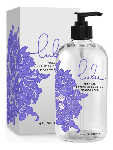 Lulu Aceite De Masaje De Lavanda Con Jojoba Y Aceites Esenci