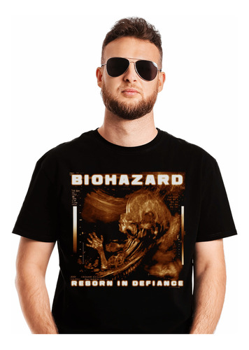 Polera Biohazard Reborn In Defiance Punk Abominatron