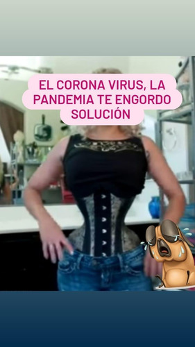Corcet Modelador De Cintura Reforzado Barillas De Acero