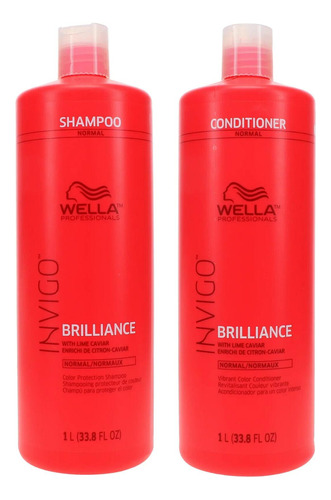 Set Champú Y Acondicionador Wella 33.8 Onzas Fino