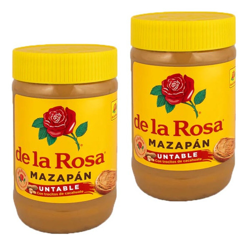 Mazapán Untable De La Rosa 400gr Paq 2 Pzas