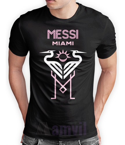 Polera Messi Inter Miami Cf - Infantil Algodón