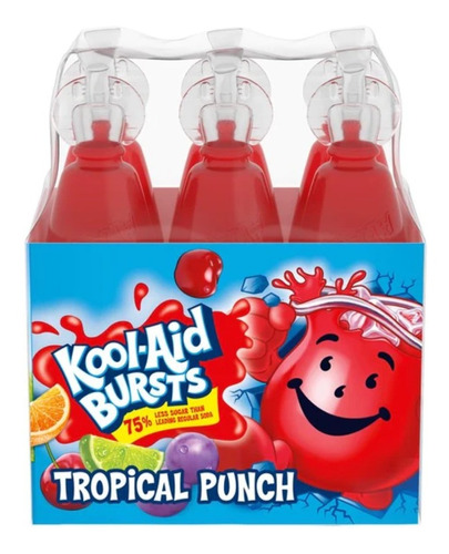 Kool-aid Bursts Tropical Punch 6 Pack 200ml