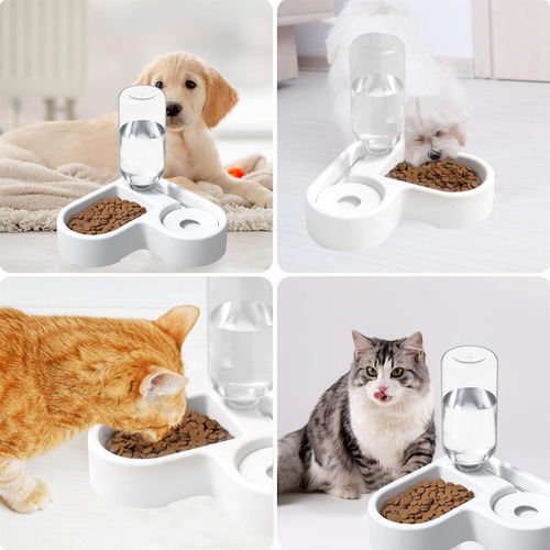 Set De Comedero Y Bebedero Para Mascotas, Comedero