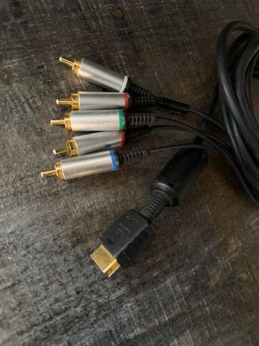Cable Componente Video Audio Ps1 Original Ps2 Playstation (Usado)